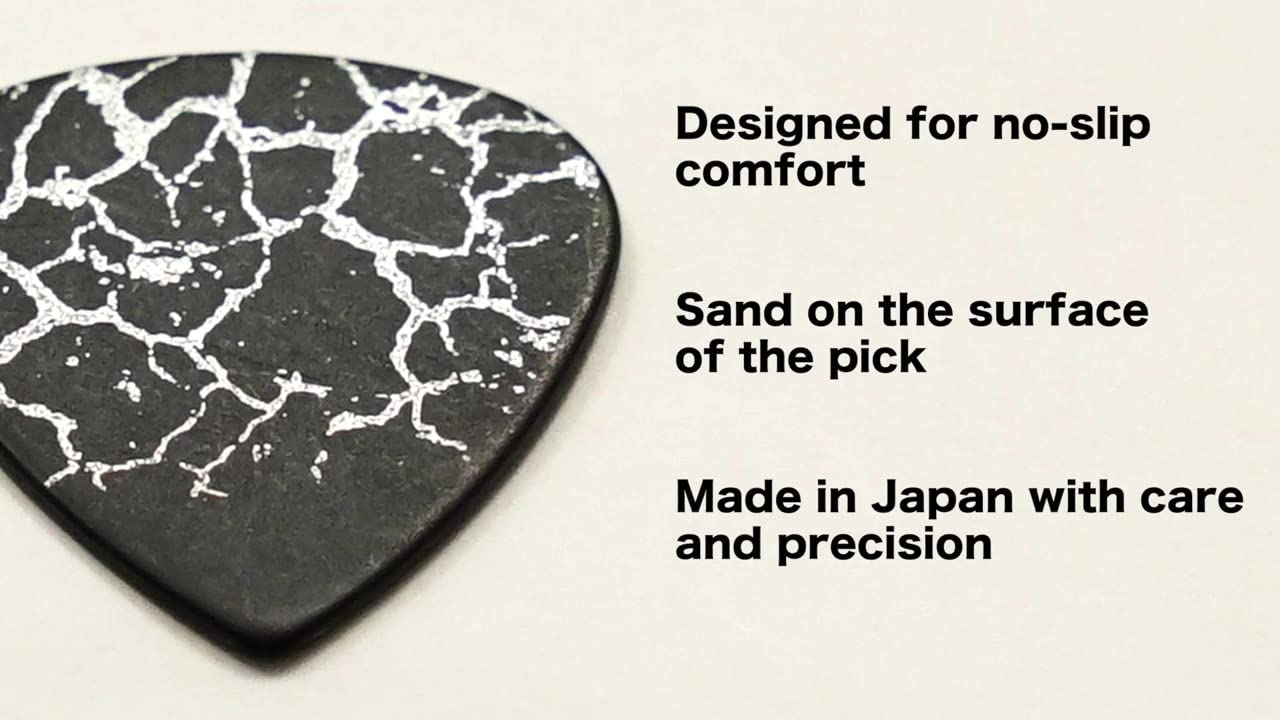 Ibanez PPA16XSG Wizard Series, Sand Grip Picks 6 Pack 1.2mm (PPA16XSGBK)
